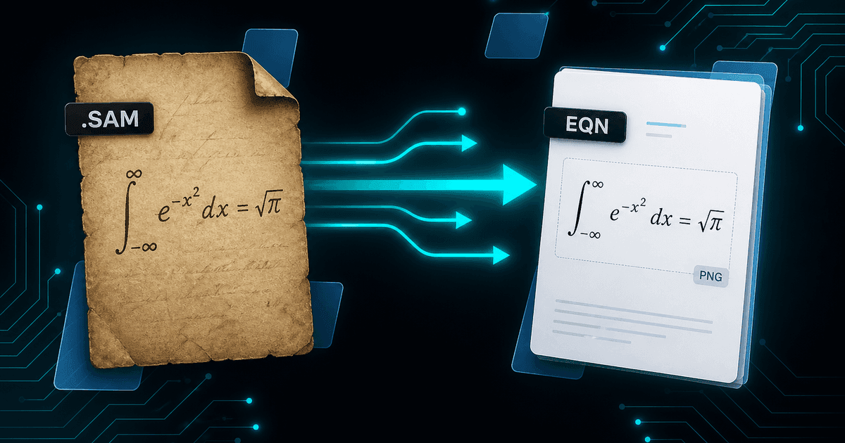 Recovering Ami Pro Equations and WMF Diagrams